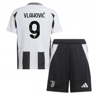 Juventus Dusan Vlahovic #9 Domaci Dres za djecu 2024-25 Kratak Rukav (+ Kratke hlače)